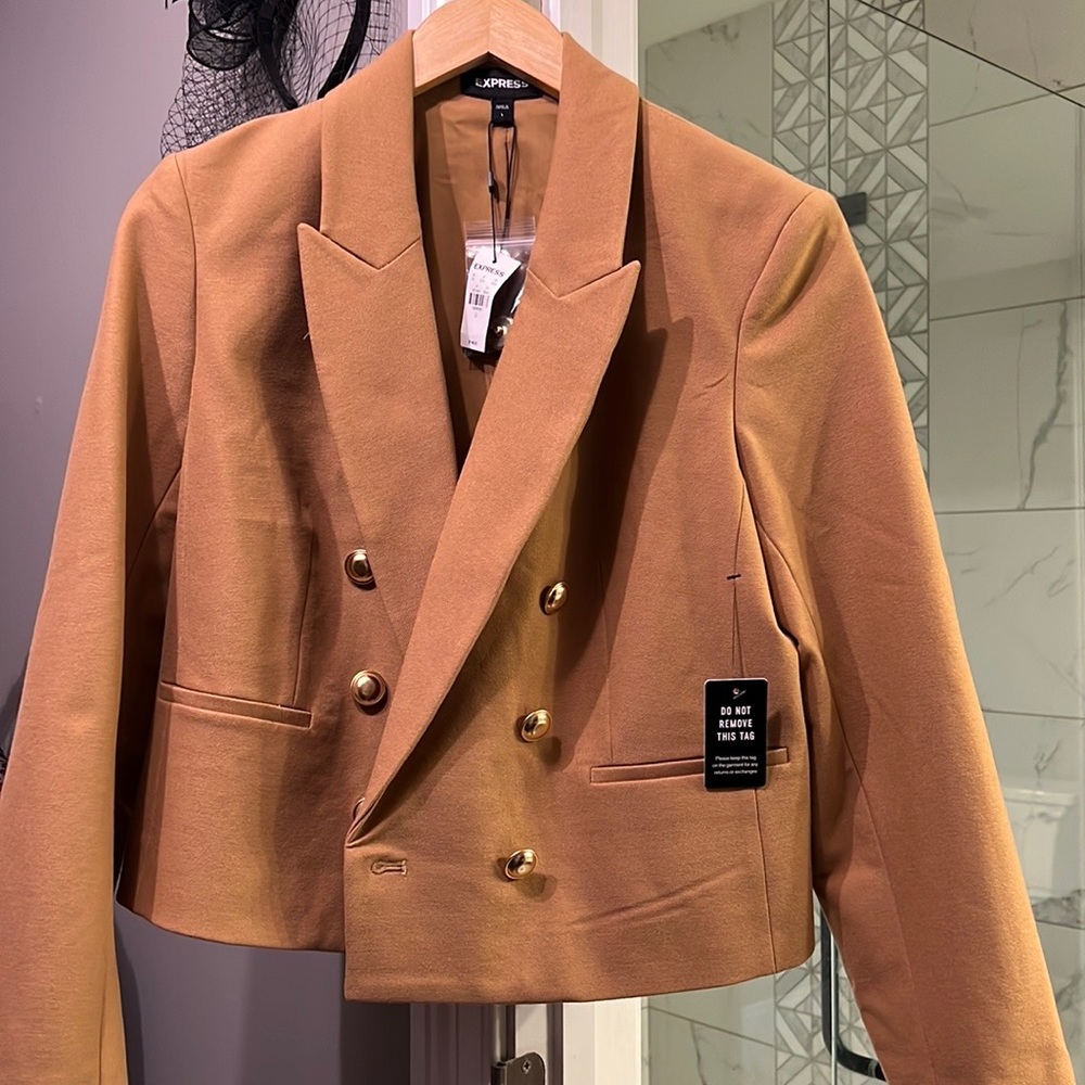 Express camel blazer